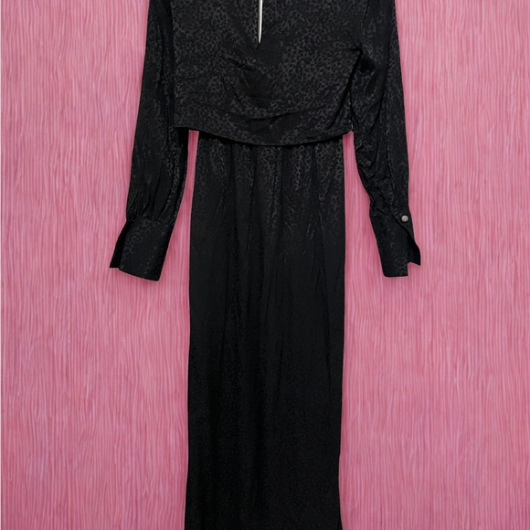 🖤NWT🖤 Elegant Kate Spade Black One Piece Front Tie Pantsuit - Size 0 - Picture 8 of 16